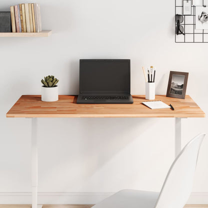 Solid Beech Wood Table Top - 100x50x1.5 cm Rectangular Design