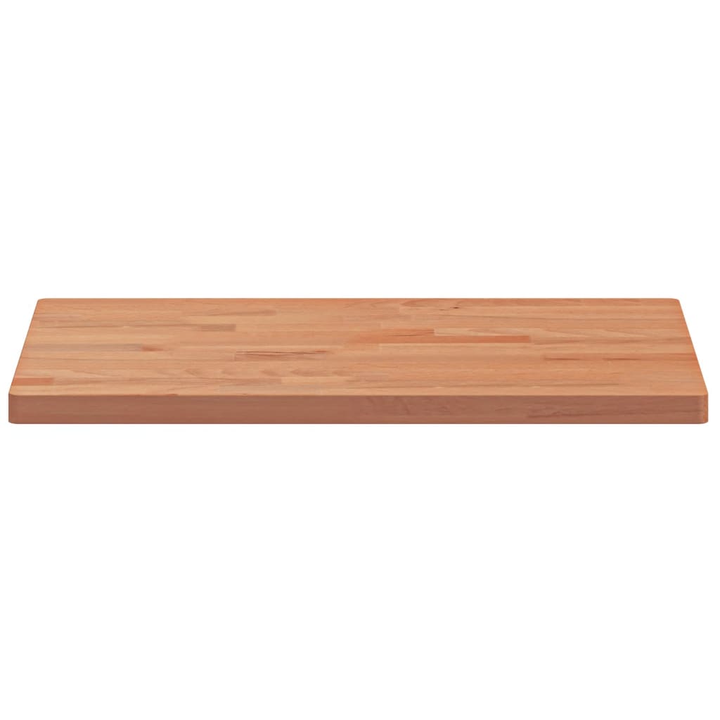 Solid Beech Table Top - 60x40x2.5 cm Rectangular Wood Surface