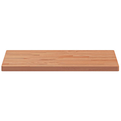 Solid Beech Table Top - 60x40x2.5 cm Rectangular Wood Surface
