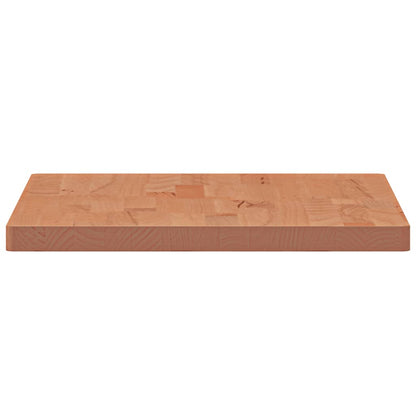 Solid Beech Table Top - 60x40x2.5 cm Rectangular Wood Surface