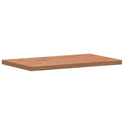 Solid Beech Wood Table Top - 100x60x4 cm Rectangular Design