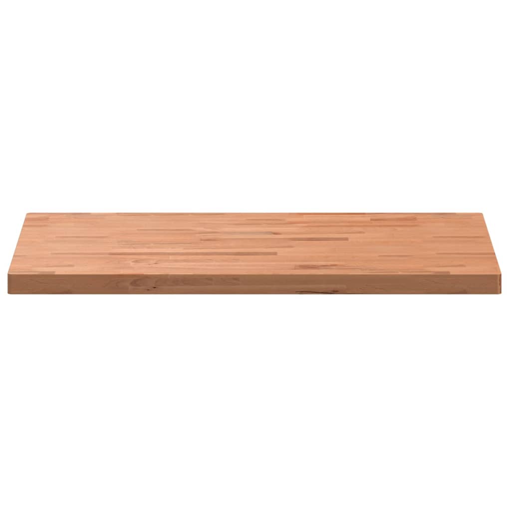 Solid Beech Wood Table Top - 100x60x4 cm Rectangular Design