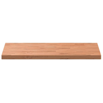 Solid Beech Wood Table Top - 100x60x4 cm Rectangular Design