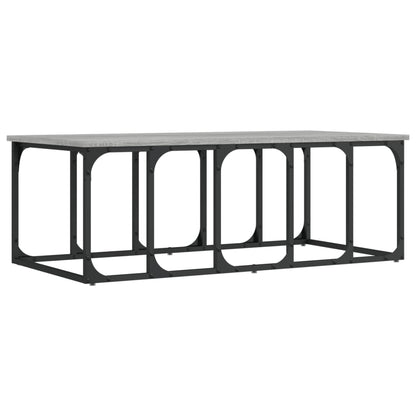 Coffee Table Grey Sonoma 100x50x35.5 cm Engineered Wood