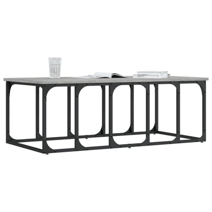 Coffee Table Grey Sonoma 100x50x35.5 cm Engineered Wood