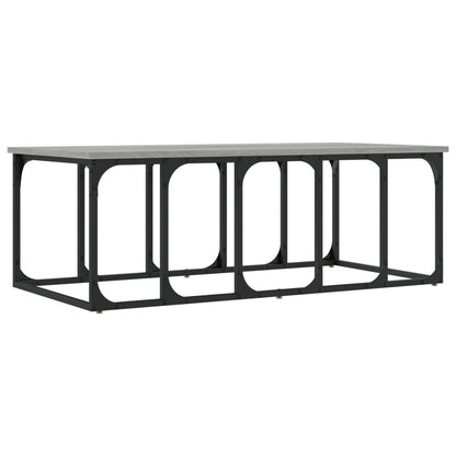 Coffee Table Grey Sonoma 100x50x35.5 cm Engineered Wood