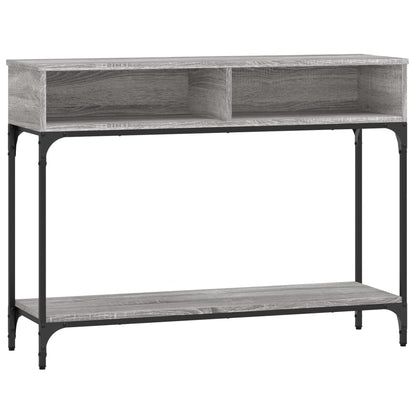 Sonoma Grey Console Table - 100x30.5x75cm Engineered Wood