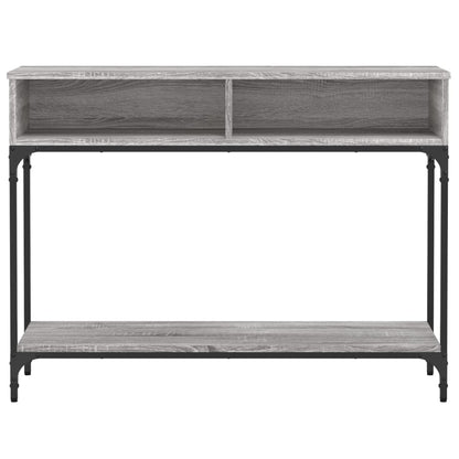 Sonoma Grey Console Table - 100x30.5x75cm Engineered Wood