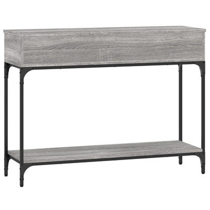 Sonoma Grey Console Table - 100x30.5x75cm Engineered Wood
