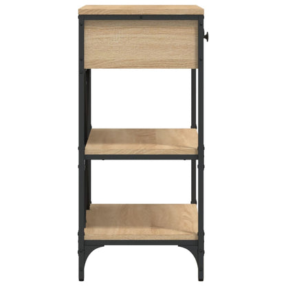 Sonoma Oak Console Table - 75x34.5x75cm, Engineered Wood