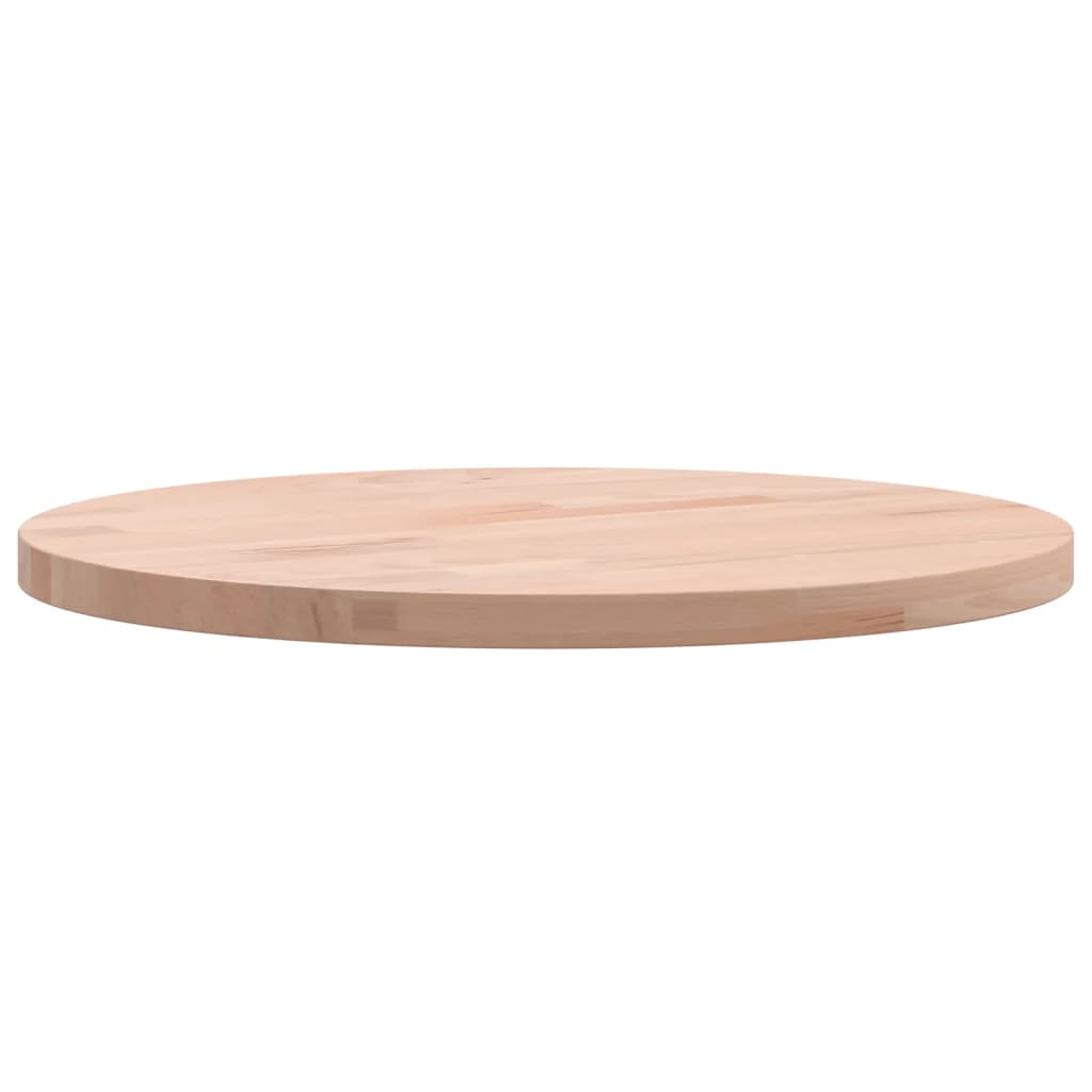 Round Solid Beech Wood Table Top Ø30cm