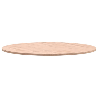 Table Top Ø80x1.5 cm Round Solid Wood Beech