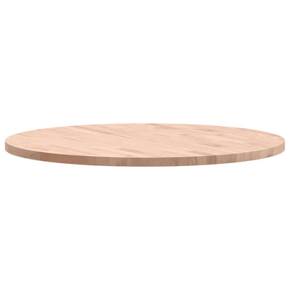 Round Solid Beech Wood Table Top Ø80cm - Durable & Stylish