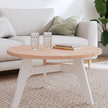 Round Solid Beech Wood Table Top Ø80cm - Durable & Stylish