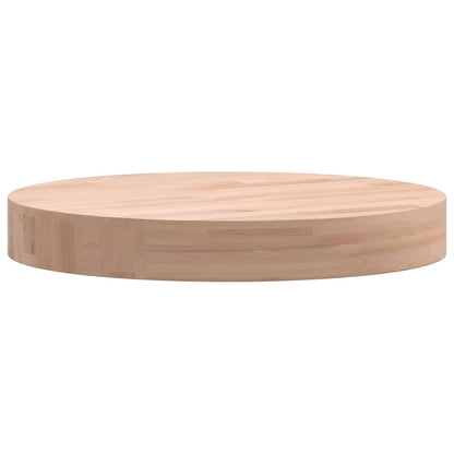 Solid Beech Round Table Top Ø30x4 cm - Durable & Stylish