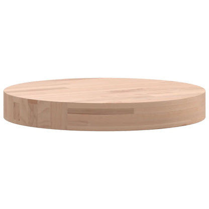 Solid Beech Round Table Top Ø30x4 cm - Durable & Stylish