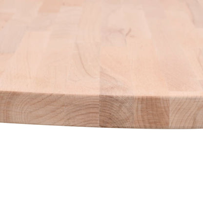 Round Solid Beech Wood Table Top Ø50x4 cm - Durable & Stylish