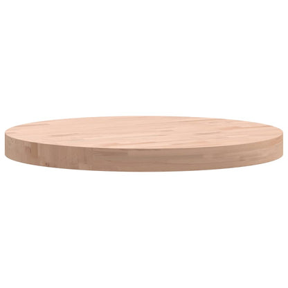 Round Solid Beech Wood Table Top Ø50x4 cm - Durable & Stylish