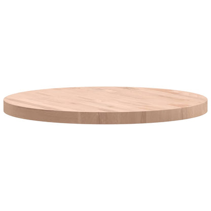 Round Solid Beech Wood Table Top Ø70x4 cm - Durable & Stylish