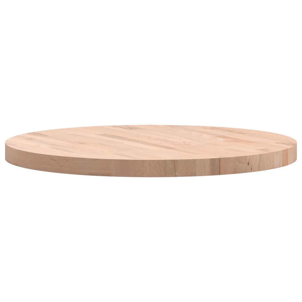Round Solid Beech Wood Table Top Ø70x4 cm - Durable & Stylish