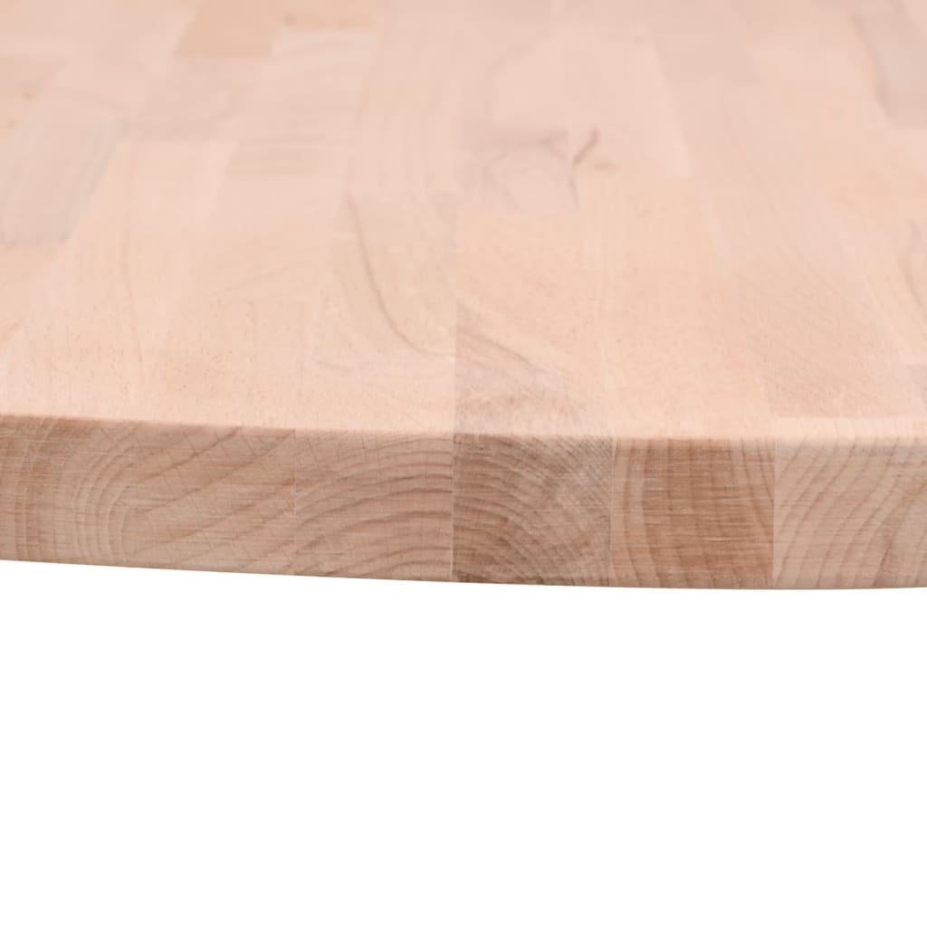 Round Solid Beech Wood Table Top Ø70x4 cm - Durable & Stylish