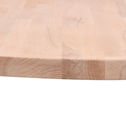 Round Beech Wood Table Top Ø80x4 cm - Solid & Durable Design