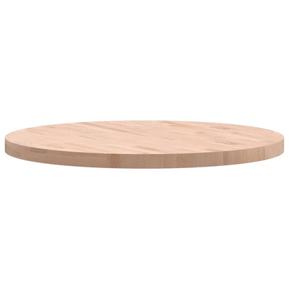 Round Beech Wood Table Top Ø80x4 cm - Solid & Durable Design