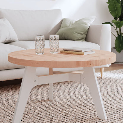 Round Beech Wood Table Top Ø80x4 cm - Solid & Durable Design