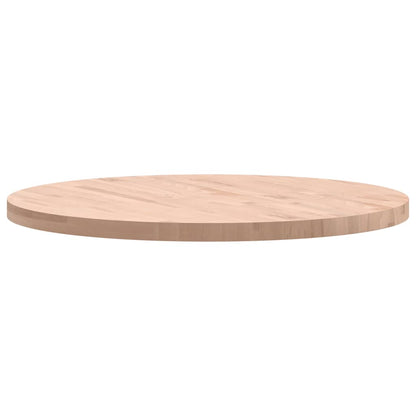 Table Top Ø90x4 cm Round Solid Wood Beech