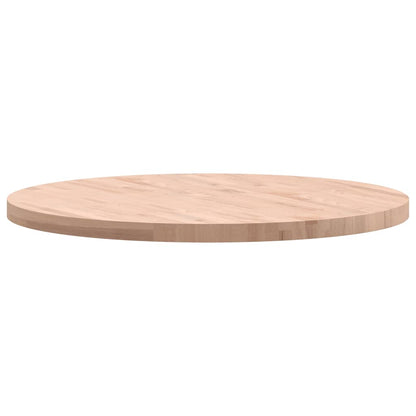 Table Top Ø90x4 cm Round Solid Wood Beech