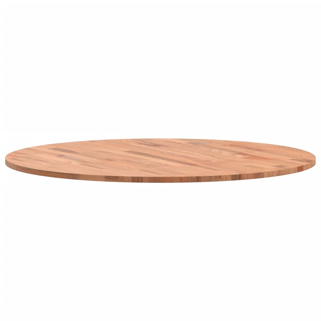 Round Beech Wood Table Top Ø80 cm - Solid & Durable
