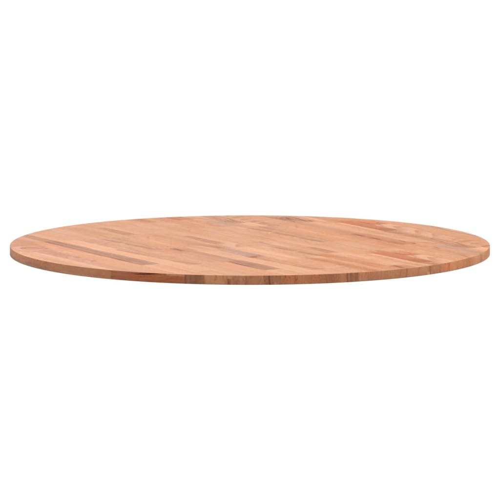 Round Beech Wood Table Top Ø80 cm - Solid & Durable
