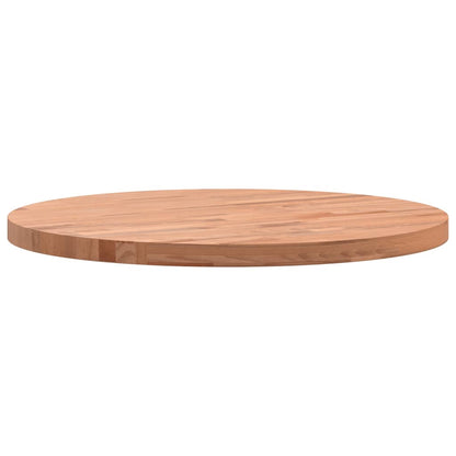 Round Solid Beech Wood Table Top Ø50x2.5 cm - Durable & Stylish