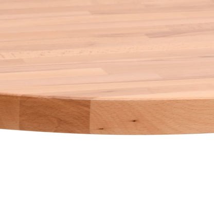 Round Solid Beech Wood Table Top Ø80x2.5 cm - Durable & Stylish