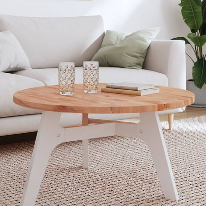 Round Solid Beech Wood Table Top Ø80x2.5 cm - Durable & Stylish