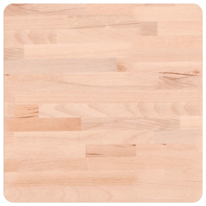 Solid Beech Wood Square Table Top 40x40x2.5 cm
