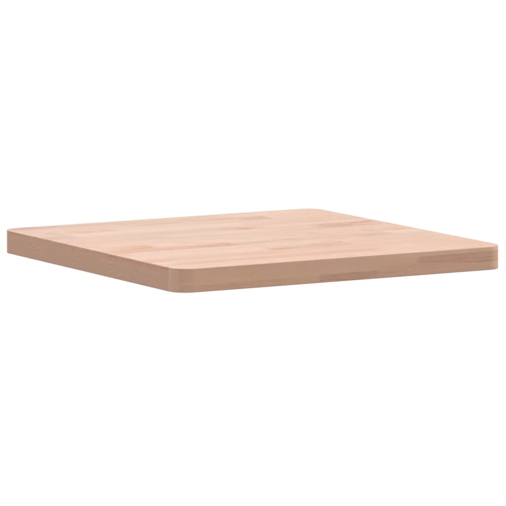 Solid Beech Wood Square Table Top 40x40x2.5 cm