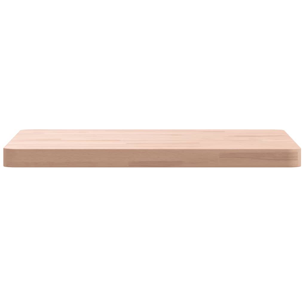 Solid Beech Wood Square Table Top 40x40x2.5 cm