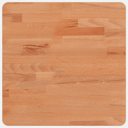 Solid Beech Wood Square Table Top 40x40x2.5 cm