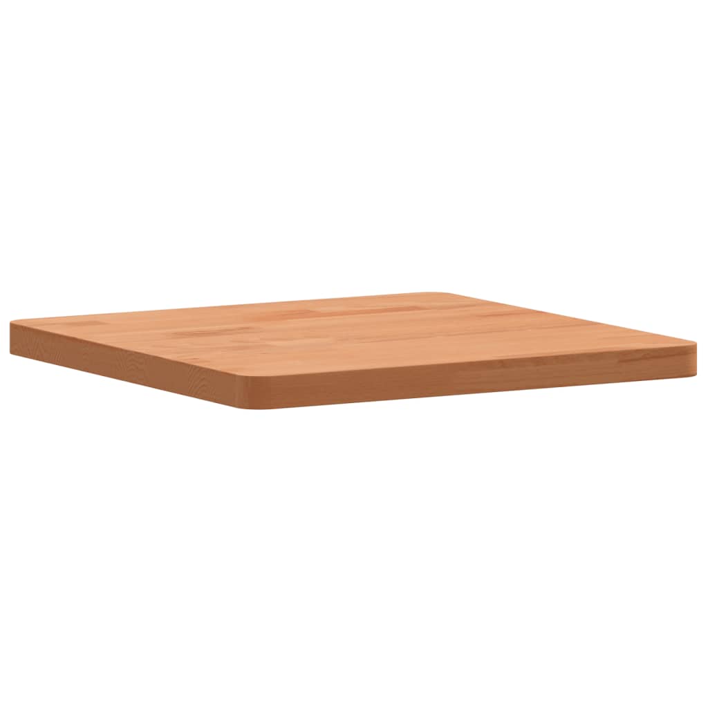 Solid Beech Wood Square Table Top 40x40x2.5 cm