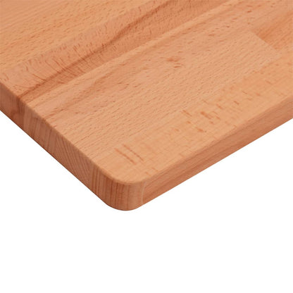 Solid Beech Wood Square Table Top 40x40x2.5 cm