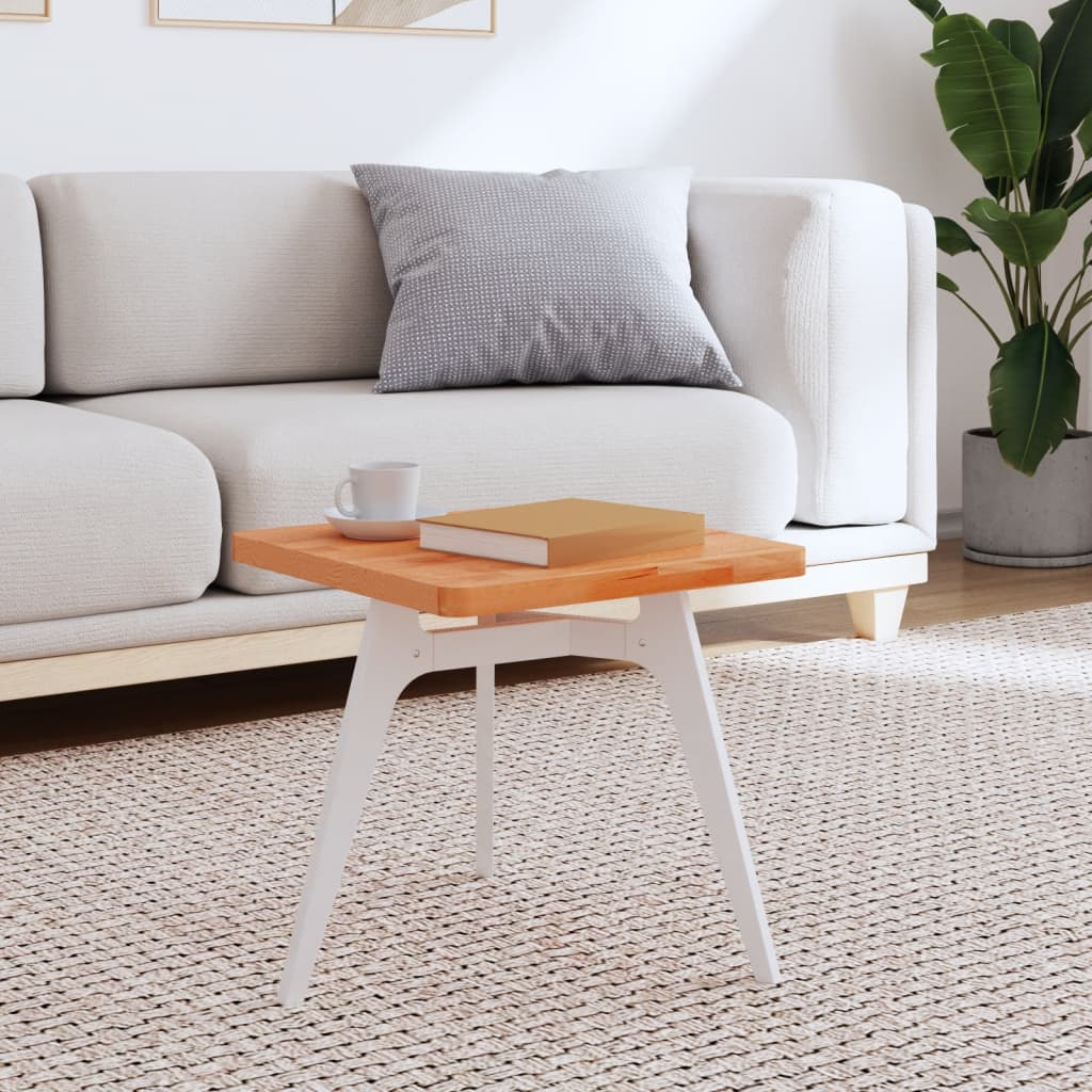 Solid Beech Wood Square Table Top 40x40x2.5 cm