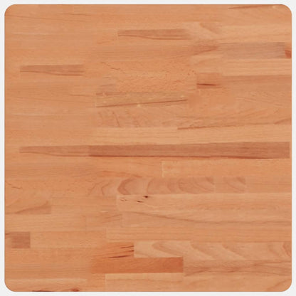 Solid Beech Wood Table Top 50x50x2.5 cm Square
