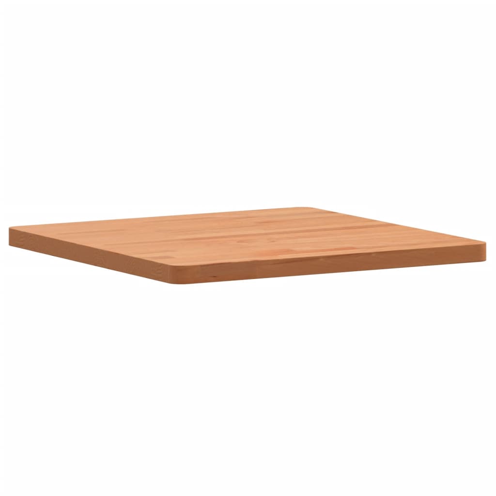 Solid Beech Wood Table Top 50x50x2.5 cm Square