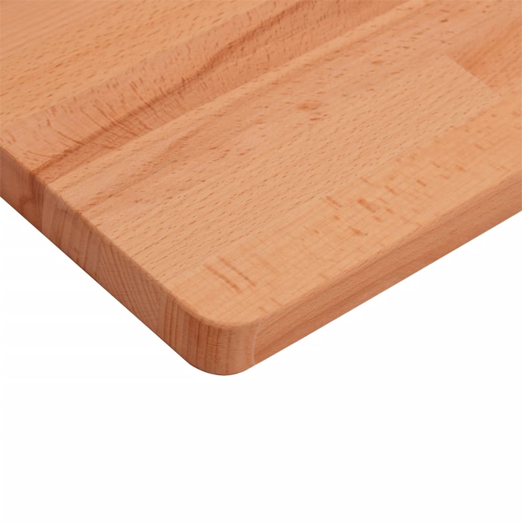 Solid Beech Wood Table Top 50x50x2.5 cm Square