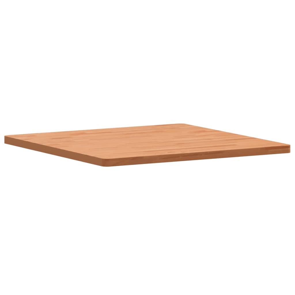 Solid Wood Beech Table Top 70x70x2.5 cm - Square Design