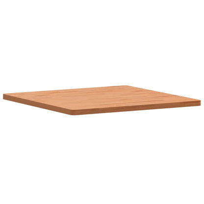 Solid Wood Beech Table Top 70x70x2.5 cm - Square Design
