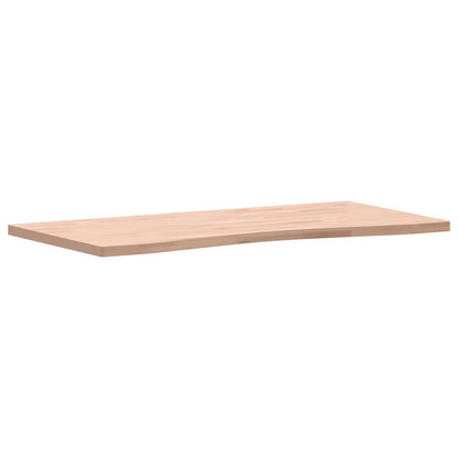 Desk Top 100x(45-50)x2.5 cm Solid Wood Beech