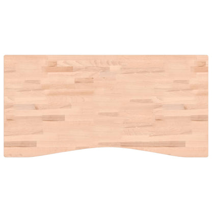 Desk Top 110x(50-55)x2.5 cm Solid Wood Beech