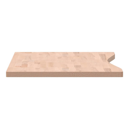 Desk Top 110x(50-55)x2.5 cm Solid Wood Beech